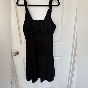 Black Dress w/ Tie Front